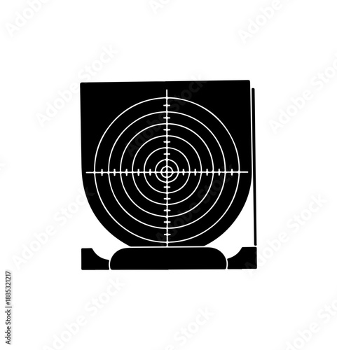 Black and White Target Design