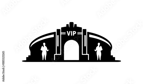 VIP Entrance Design Illustration