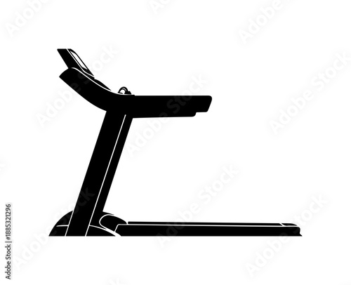 Modern Treadmill Design Illustration