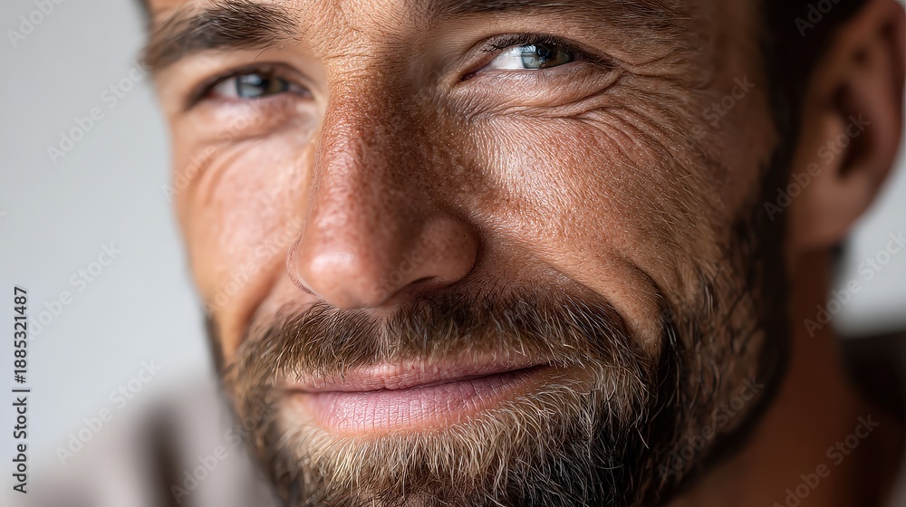 Fototapeta premium Close-up Portrait of a Man at a Party Celebration