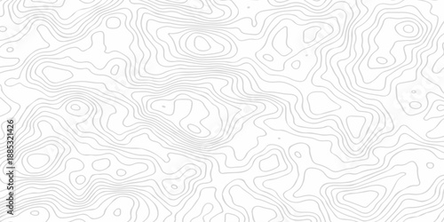 Black and white lines seamless Topographic map patterns, topography line map. Vintage outdoors style. The stylized height of the topographic map contour in lines and contours isolated on transparent.
