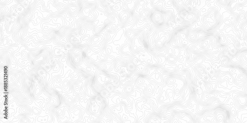 Black and white lines seamless Topographic map patterns, topography line map. Vintage outdoors style. The stylized height of the topographic map contour in lines and contours isolated on transparent.