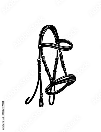Horse Bridle Illustration