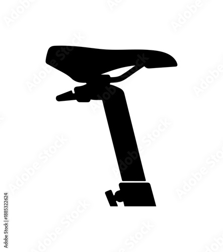 Bicycle Saddle Silhouette Icon
