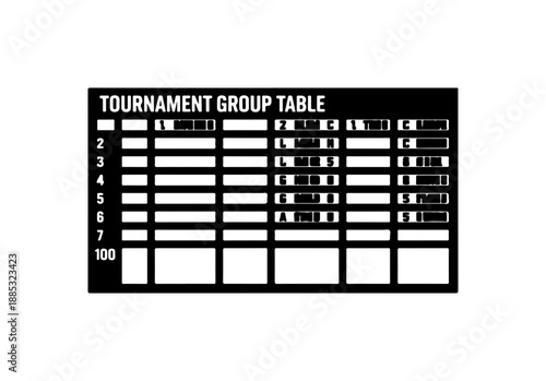 Tournament Group Table Design
