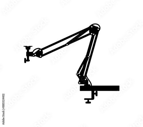 Microphone Boom Arm Setup
