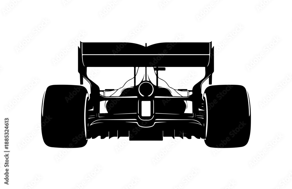 Naklejka premium Formula One Race Car Design