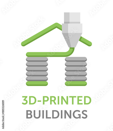 3D printed building emblem - future of construction industry
