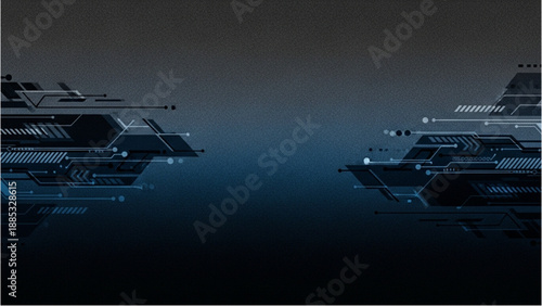 Futuristic naval vessels navigating through dark waters with advanced technology and sleek designs, high-tech, underwater scene