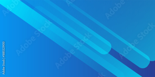 Abstract blue background with diagonal lines. Dynamic shapes composition. Vector illustration