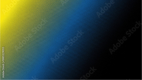 Gradual transition from yellow to blue gradient background image viewed from directly above