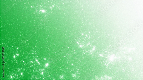 A vibrant green galaxy with sparkling stars and cosmic dust, viewed from space, capturing the celestial beauty and mystery.