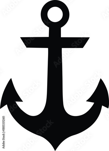 strong anchor black and white logo