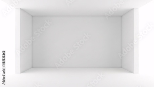 Wallpaper Mural Minimalist white room with clean lines and soft lighting Torontodigital.ca