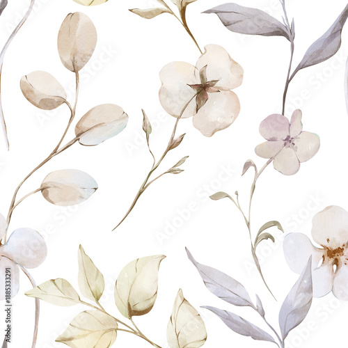 Watercolor seamless pattern