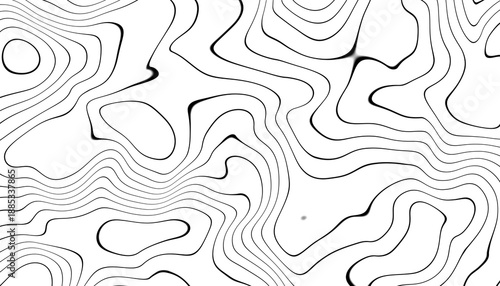 Topographic map patterns, topography line map. Vintage outdoors style. Abstract lines map Template on transparent background. Stock Overlay Isolate Lines