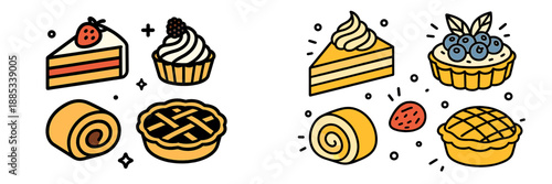 Delicious desserts: cakes, cupcakes, and pies for any occasion!