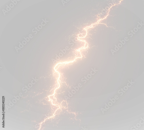 Radiant yellow electric streaks crackle dynamically across the scene. Sparks and glowing arcs enhance motion and drama. Perfect for futuristic compositions. PNG