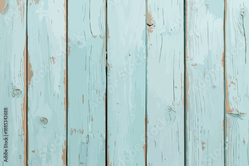 Vintage Blue Wooden Plank Texture Background
