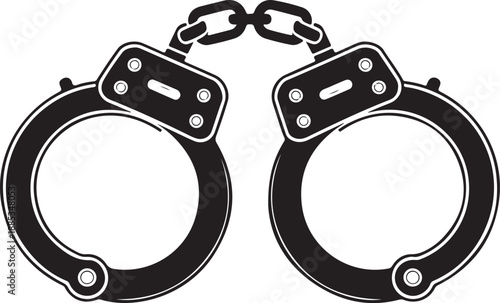 set of handcuffs
