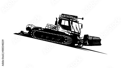Industrial Heavy Equipment Silhouette