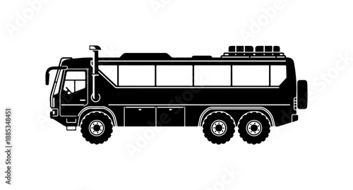 Tanker Truck Silhouette