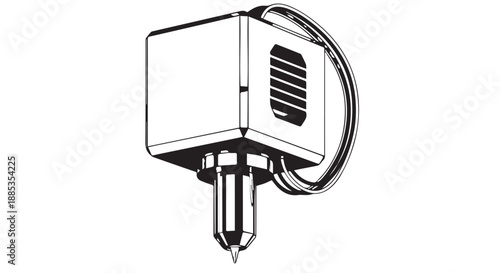 Close-up of a metal key inserted into a lock cylinder, showcasing mechanical precision and hardware details.