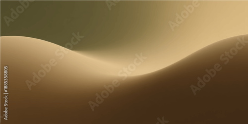 Abstract golden background with artistic orange waves and a light yellow gradient texture creates a summer sun motion pattern for a vector wallpaper design