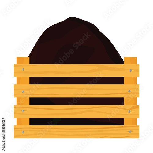 Compost box. Farming and gardening