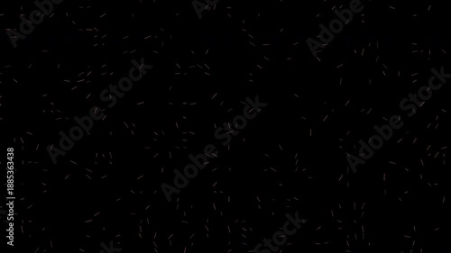 Flickering Radial Shapes. Background Video.