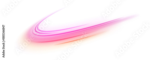 Glowing neon lines streak across a transparent background, suggesting speed and digital motion. Soft light trails curve smoothly with energy. PNG overlay.