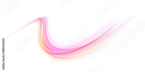Glowing motion lines flow in open transparent space, capturing digital energy. Luminous curves twist with soft light. PNG overlay.
