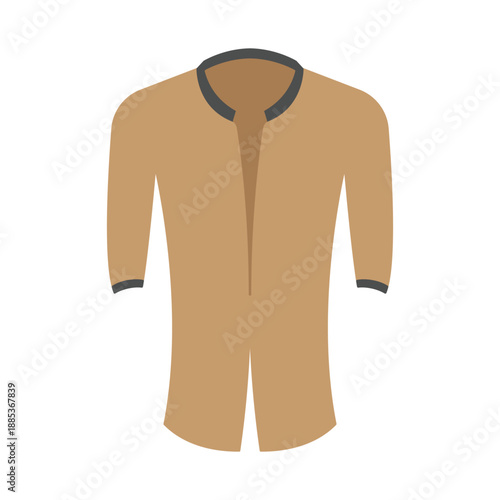 vector illustration of a jacket