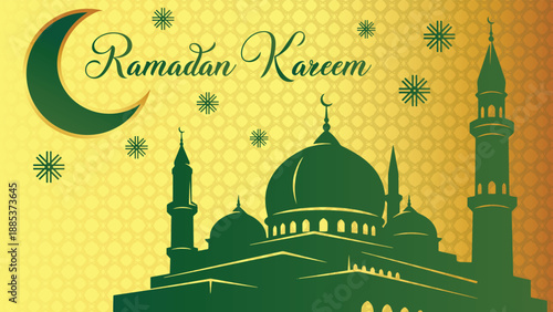 Ramadan Kareem muslim Hari raya traditional illustrations calligraphy decorations element vector design for background and wallpaper 3
