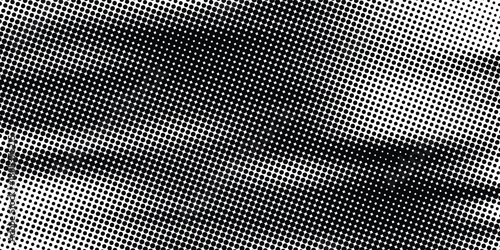 Light gradient halftone dots grunge wide background shape dots modern art white grey dots background