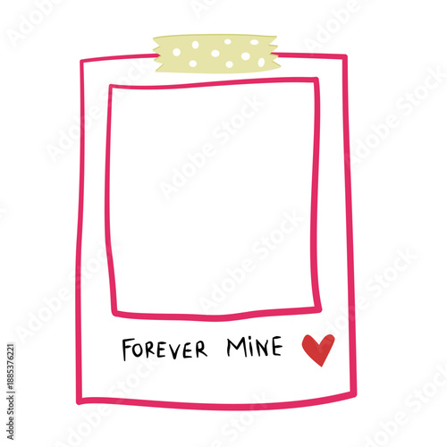 blank photo frame