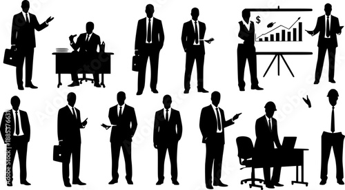 collection of silhouettes of people men and women