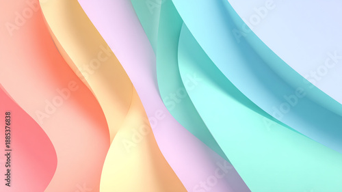 pastel background, clean style