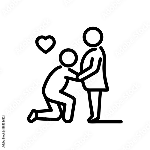 A tender moment of anticipation: A stylized depiction of a loving couple, capturing the beauty of impending parenthood with a tender embrace. 