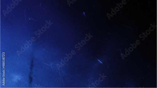 Deep space scene with celestial objects and dark void from a distant viewpoint