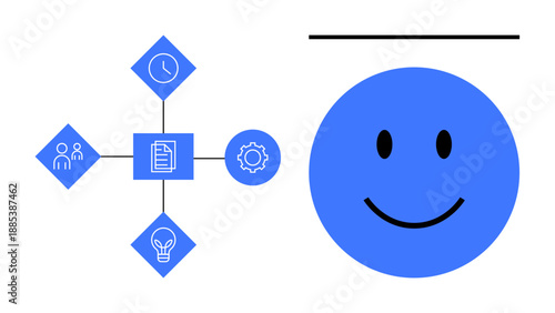 Business process. Business process enhancing teamwork, idea generation, and efficient organization. Business process team collaboration for corporate settings. Ideal for workflow, productivity, human