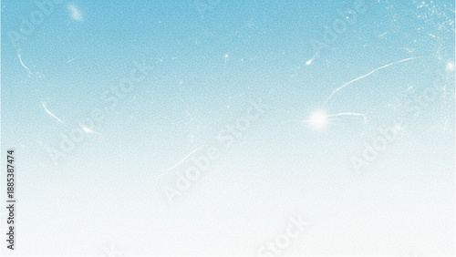 A serene sky with clouds and particles, captured from a distant viewpoint, showcasing nature's beauty in a photograph