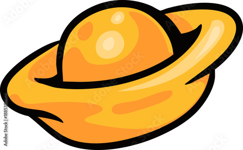 Gold coin with a square hole in the center, symbolizing wealth and prosperity