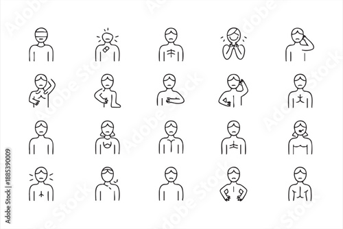Clinical Symptom Icons for Patient Monitoring Systems