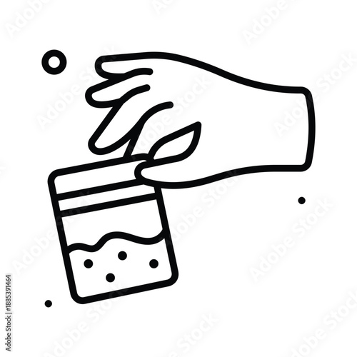 An amazing line icon of drugs in trendy design style