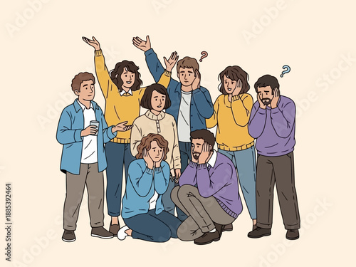 Hands holding and reading a newspaper with world news headline on a green background