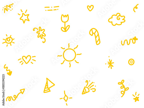 Colorful Doodles Pattern