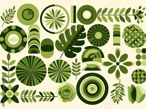 A game show host and three contestants standing at their podiums