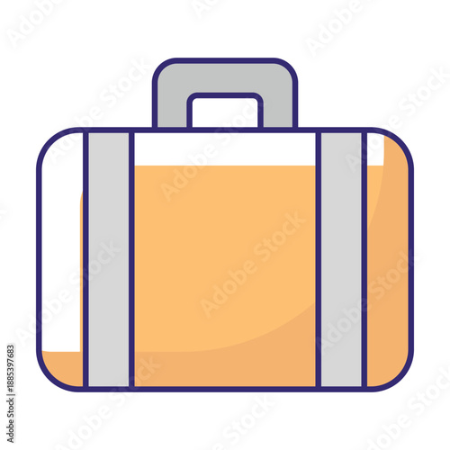 Suitcase Vector icon which can easily modify or edit