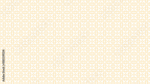 Minimalist Seamless Islamic Geometric Pattern Background Vector Illustration with Soft Cream Color and Moroccan Style